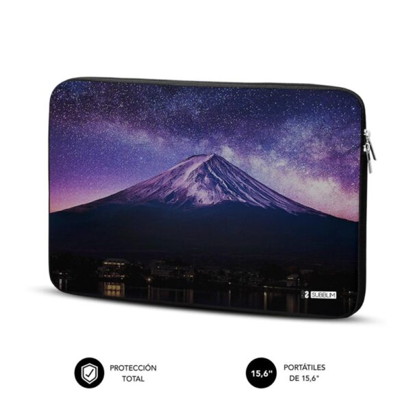 Funda para portatil subblim trendy sleeve neo mountain 15.6 pulgadas - Imagen 2