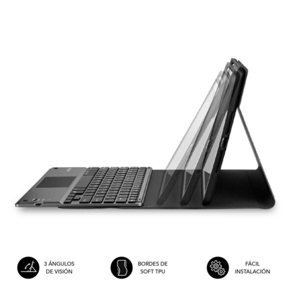 Funda + teclado subblim para ipad pro 11 pulgadas negro - gris - Imagen 2