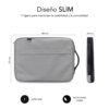 Funda subblimi advance laptop sleeve para portatil 13.3 pulgadas - 14 pulgadas gris - Imagen 3