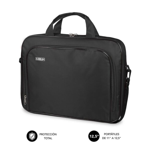 Maletin subblim oxford para portatil 11 pulgadas - 12.5 pulgadas negro