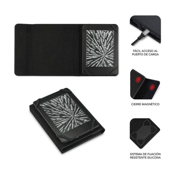 Funda subblim clever ebook case 6 pulgadas negro - Imagen 2
