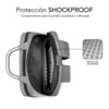 Mochila subblim elite airpadding para portatil 15.6 pulgadas gris - Imagen 3