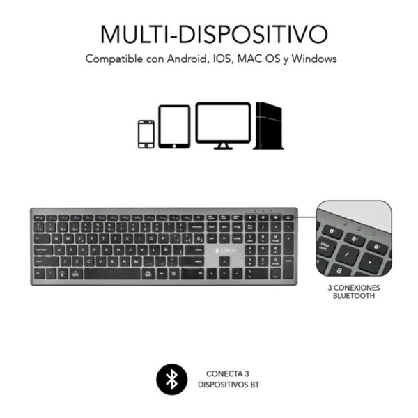 Teclado subblim subkb - 2pue201 inalambrico - Imagen 2