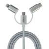 Cargador pared subblim 12w usb tipo a + cable 3 en 1 - Imagen 2