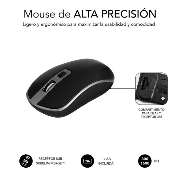Teclado + raton subblim subkbw - ceke01 inalambrico - Imagen 3