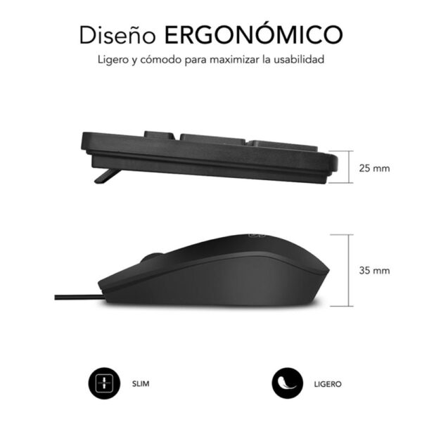 Teclado + raton subblim subkbc - cssk01 - Imagen 2
