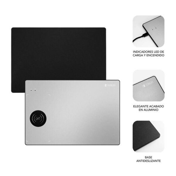 Alfombrilla cargador subblim mousepad wireless charger 10w - Imagen 2