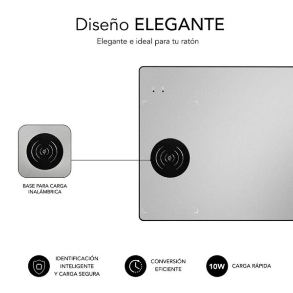 Alfombrilla cargador subblim mousepad wireless charger 10w - Imagen 3