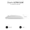 Raton inalambrico subblim dual flat blanco - Imagen 2