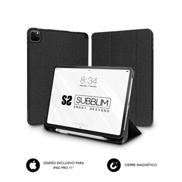 Funda subblim shock case para ipad pro 11 pulgadas negro
