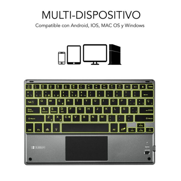 Teclado tablet subblim sub - kbt - smbt51 inalambrico - Imagen 2