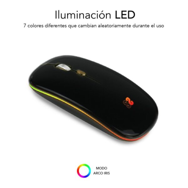 Raton inalambrico subblim submo - ldflat1 negro - Imagen 2