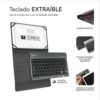 Funda tablet subblim keytab pro para tablet 10.1 pulgadas gris - Imagen 3