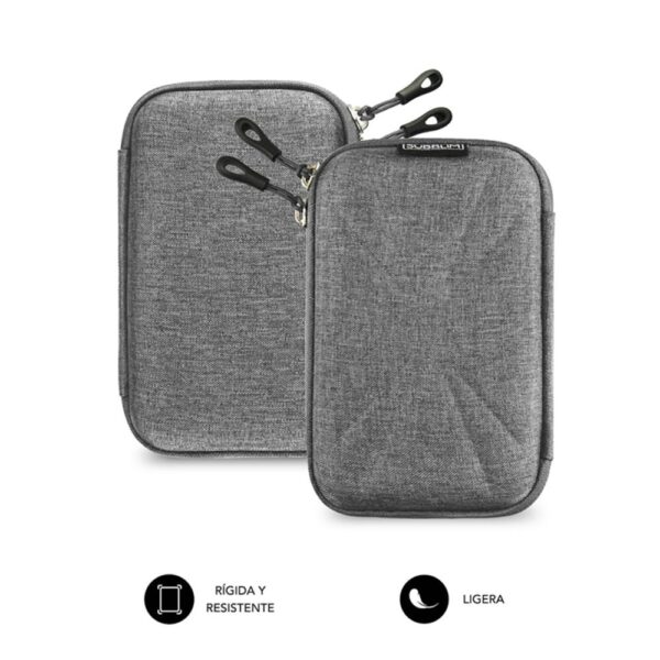 Funda subblim hdd business case para disco duro 2.5 pulgadas gris - Imagen 3