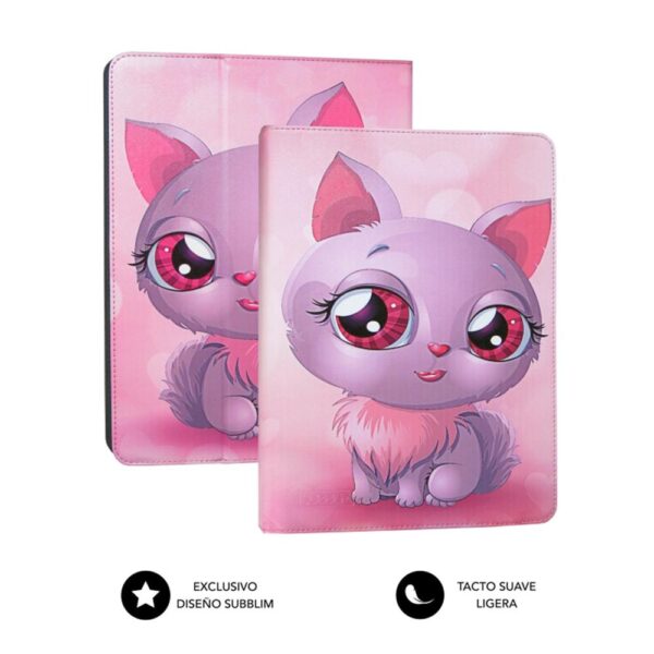 Funda subblim trendy case para tablet 10.1 pulgadas gato - Imagen 3
