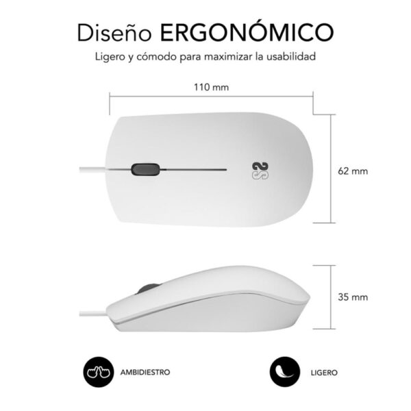 Raton subblim submo - b2bs002 blanco - Imagen 2