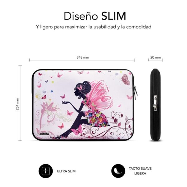 Funda subblim trendy sleeve para portatil 13.3 pulgadas - 14 pulgadas neo hada - Imagen 2