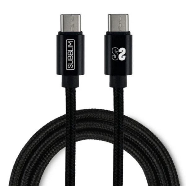 Cargador subblim 18w usb tipo a - usb tipo c + cable usb tipo c - Imagen 2