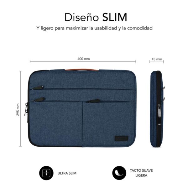 Funda subblim air padding 360 sleeve para portatil 15.6 pulgadas azul - Imagen 3