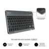Funda + teclado subblim keytab pro para tablet 10.1 pulgadas rojo - Imagen 3