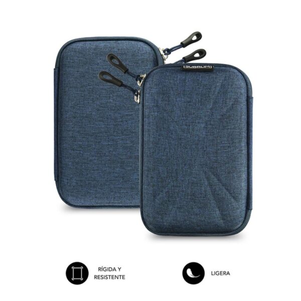 Funda subblim hdd business case para disco duro 2.5 pulgadas azul oscuro - Imagen 3