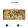 Alfombrilla subblim vintage world xl - Imagen 2