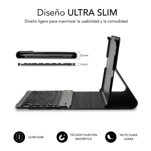 Funda + teclado subblim para samsung gt a8 10.5 pulgadas pulgadas x200 - 205 - Imagen 2