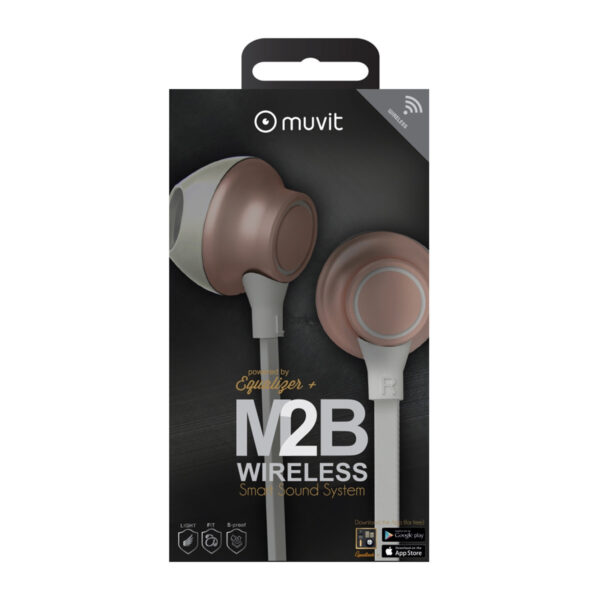 Auriculares muvit mb2 inalabrico rosa - Imagen 2