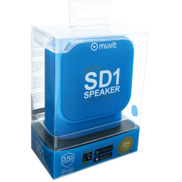 Altavoz muvit sd1 tela azul - Imagen 2