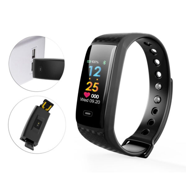 Pulsera smartband muvit io health tensio negra - Imagen 3