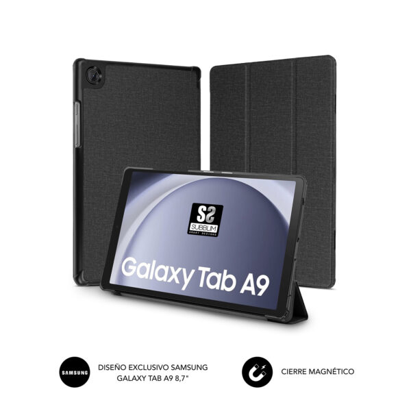 Funda subblim shock case para samsung tab a9 8.7 pulgadas negro - Imagen 2