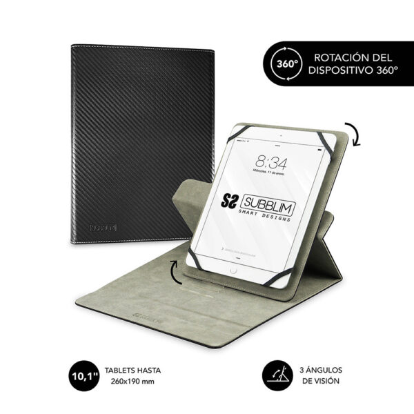 Funda subblim rotate executive para tablet 9.6 pulgadas - 11 pulgadas negro - Imagen 2