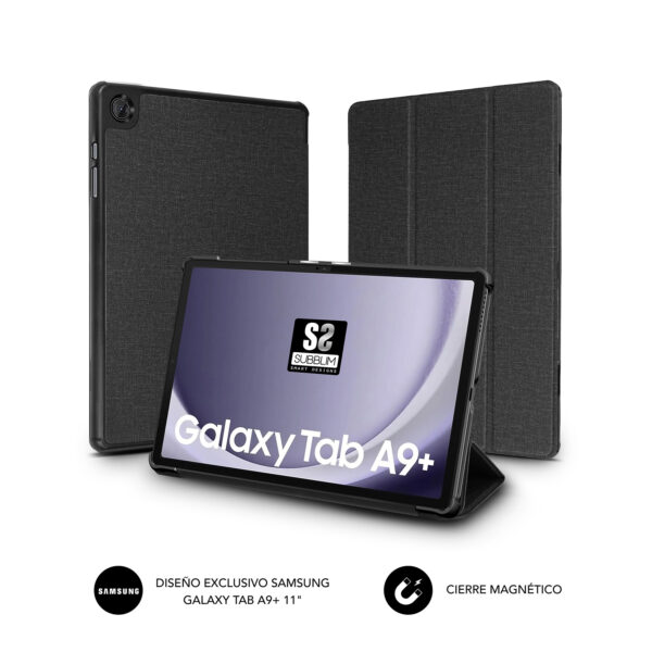 Funda subblim shock case para samsung tab a9+ 11 pulgadas negro - Imagen 2