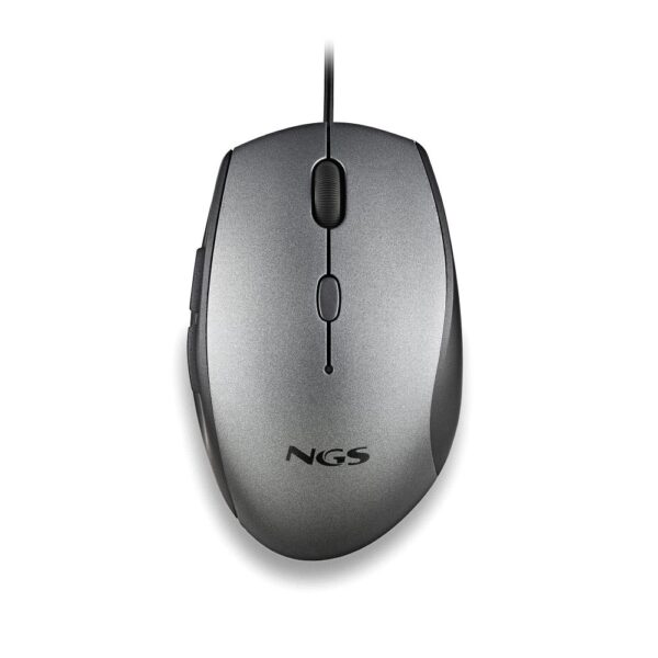 Raton ngs wired ergo silent mouse gris - Imagen 3