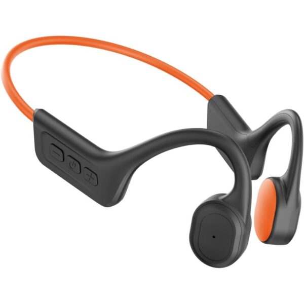 Auriculares leotec osea ipx7 inalambrico naranja - Imagen 3