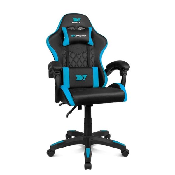 Silla gaming drift dr35 negra - azul - Imagen 2