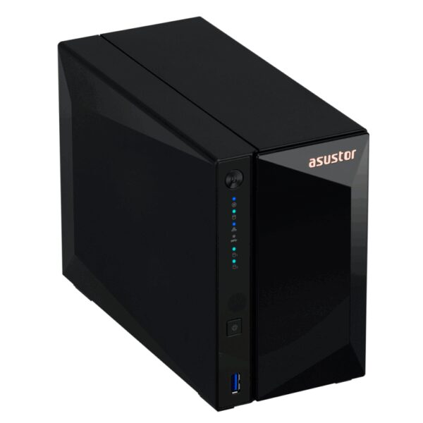 Servidor nas asustor 2 bay quad - core 1.4ghz 2gb ddr4 2.5gbe x1 usb3.2 - Imagen 2