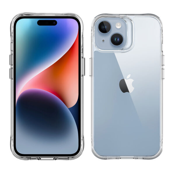 Funda muvit shockproof 2m para apple iphone 15 plus transparente - Imagen 3