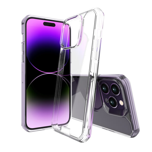 Funda muvit shockproof 2m para apple iphone 14 pro max transparente - Imagen 2