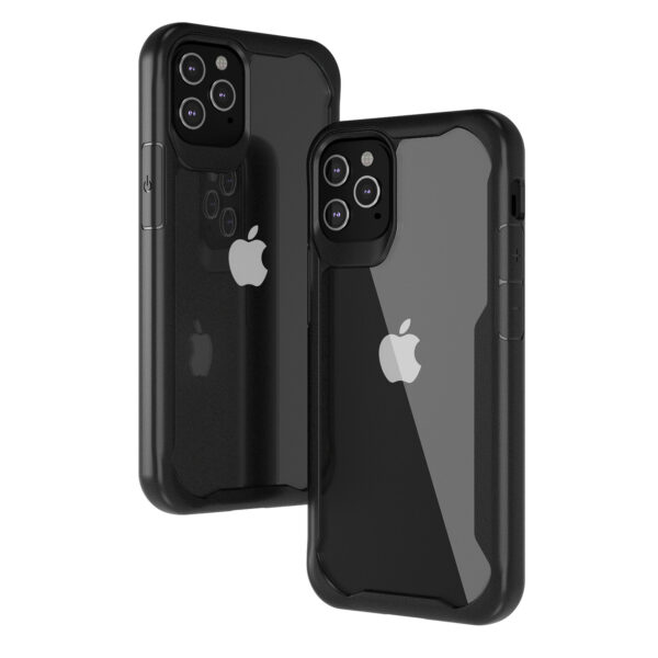 Funda muvit shockproof 2m para apple iphone 12 - 12 pro transparente - negra - Imagen 2