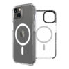 Funda muvit recycletek magsafe shockproof 3m para apple iphone 14 plus transparente - negra - Imagen 2