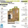 Funda muvit recycletek magsafe + soporte para iphone 15 transparente - Imagen 2