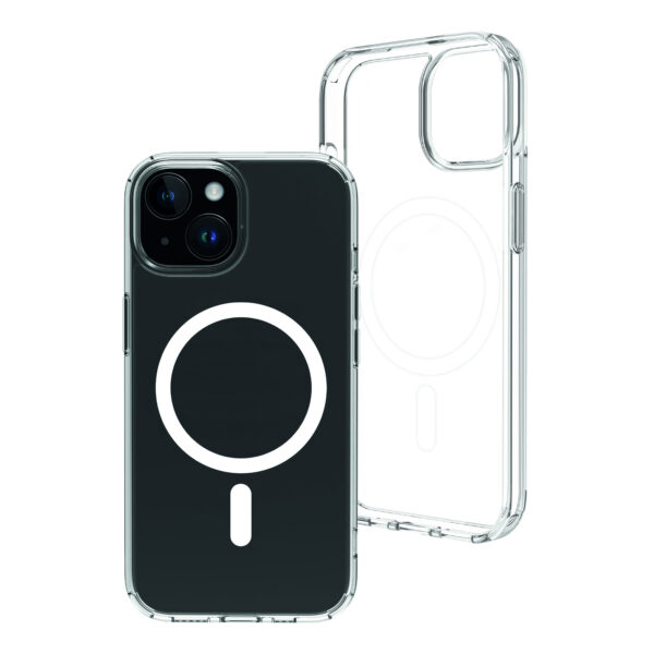 Funda muvit recycletek magsafe para apple iphone 15 transparente - Imagen 3
