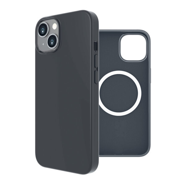 Funda muvit recycletek liquid silicone magsafe para apple iphone 14 plus negra - Imagen 2