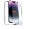 Funda muvit para iphone 15 pro max + protector pantalla vidrio templado plano marco negro - Imagen 3