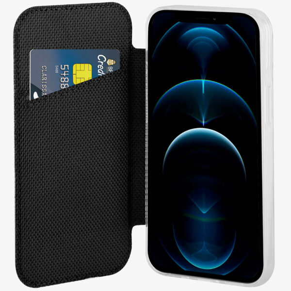 Funda muvit folio para iphone 12 - 12 pro negra - Imagen 2