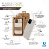 Funda muvit bambootek para apple iphone 13 mini naranja - Imagen 3