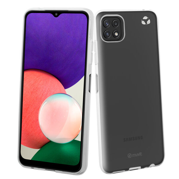 Funda muvit recycletek para samsung galaxy a22 5g transparente - Imagen 2