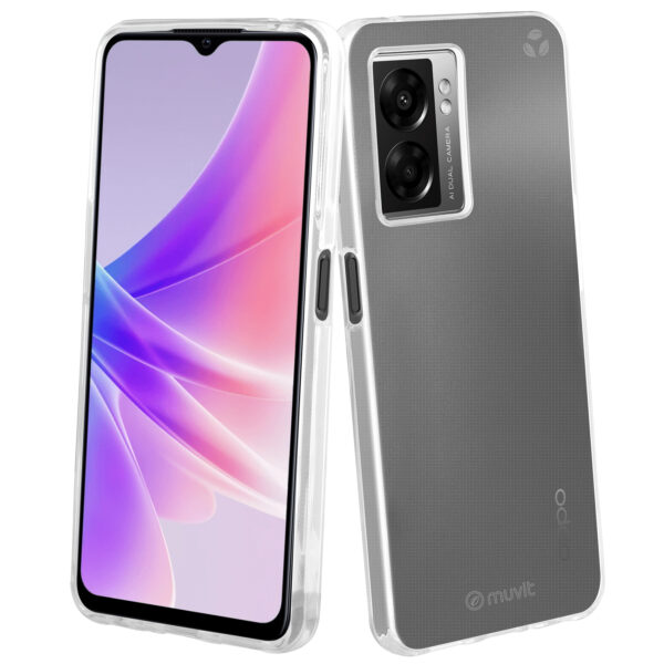 Funda muvit recycletek para oppo a77 5g - a57 5g transparente - Imagen 2