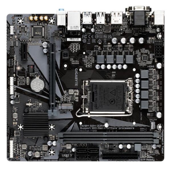 Placa base gigabyte h610m s2h v3 ddr4 matx 2xddr4 - Imagen 3